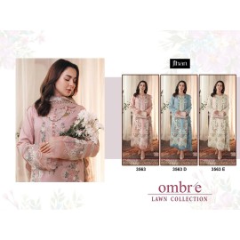 JIHAN OMBRE 3563 (Chiffon Dupatta)