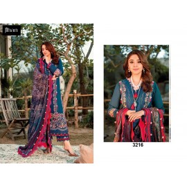 JIHAN OMBRE EMBROIDERED 3214-18 (Cotton Dupatta)