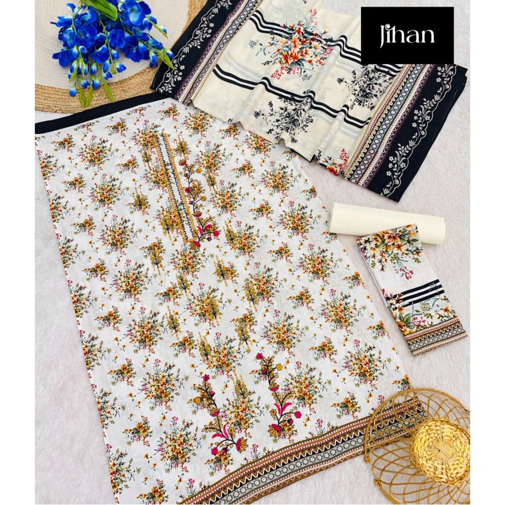 JIHAN PRESENT SCARLET NX PRINTED DUPATTA COLLECTION (Cotton Dupatta)