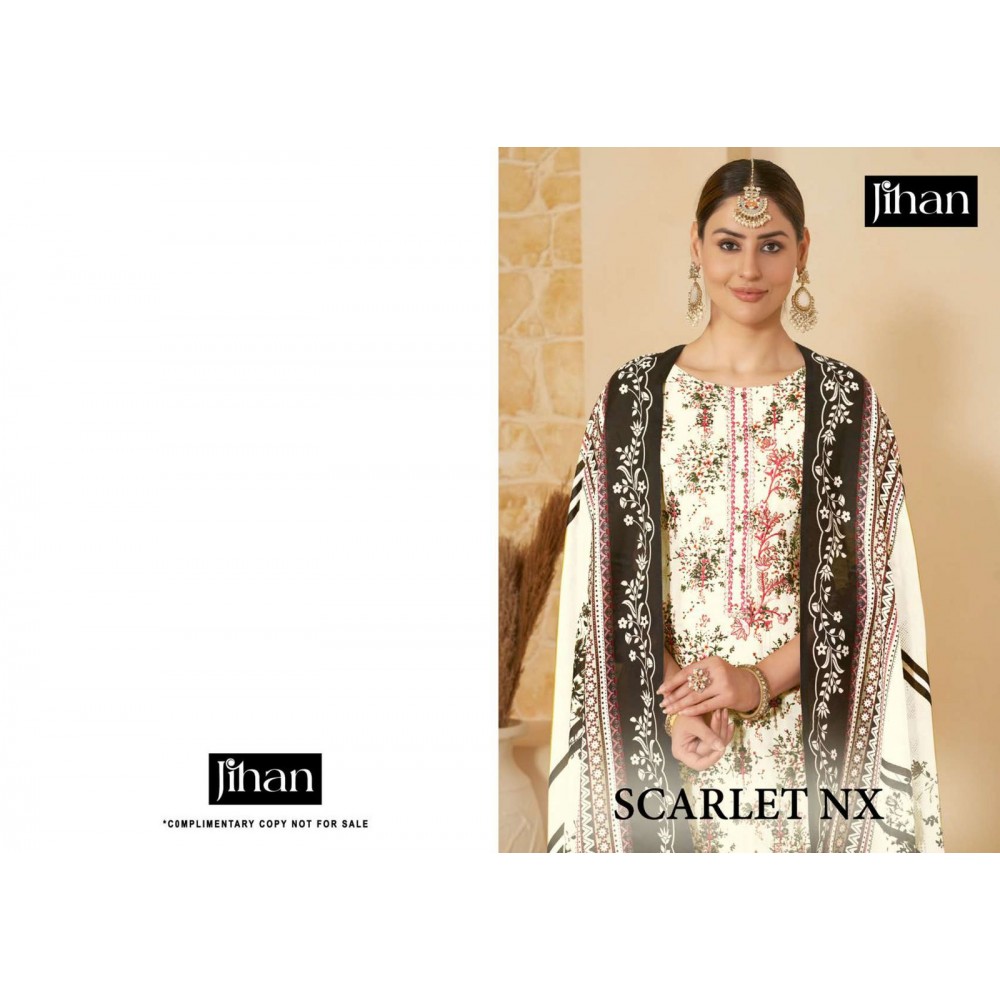 JIHAN PRESENT SCARLET NX PRINTED DUPATTA COLLECTION (Cotton Dupatta)