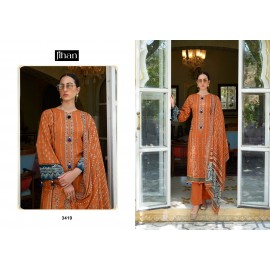 JIHAN PRESET BIN SAEED LAWN COLLECTION VOL 11 (Cotton Dupatta)