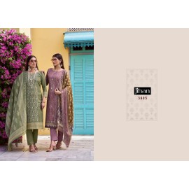 JIHAN PRESET BIN SAEED LAWN COLLECTION VOL 17 (Cotton Dupatta)