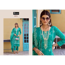 JIHAN PRESET BIN SAEED LAWN COLLECTION VOL 17 (Cotton Dupatta)