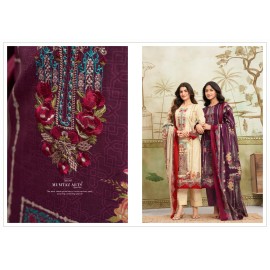 JIHAN PRESET BIN SAEED LAWN COLLECTION VOL 3 REMIX (Cotton Dupatta)