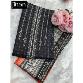 JIHAN PRESET BIN SAEED REMIX LAWN COLLECTION VOL 3 (Cotton Dupatta)