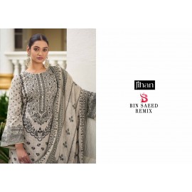 JIHAN PRESET BIN SAEED REMIX LAWN COLLECTION VOL 3 (Cotton Dupatta)