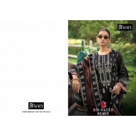 JIHAN PRESET BIN SAEED REMIX LAWN COLLECTION VOL 3 (Cotton Dupatta)