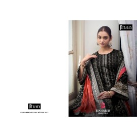 BIN SAEED REMIX VOL 2 JIHAN LAWN COLLECTION (Cotton Dupatta)