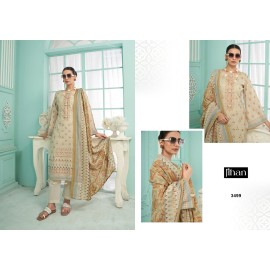 JIHAN PRESET CRAFTED 2 ELEGANCE LAWN COLLECTION (Chiffon Dupatta)