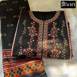 JIHAN PRESET SCARLET LAWN VOL 2 (Chiffon Dupatta)