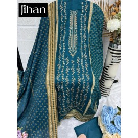 JIHAN PRESET SCARLET LAWN VOL 2 (Chiffon Dupatta)