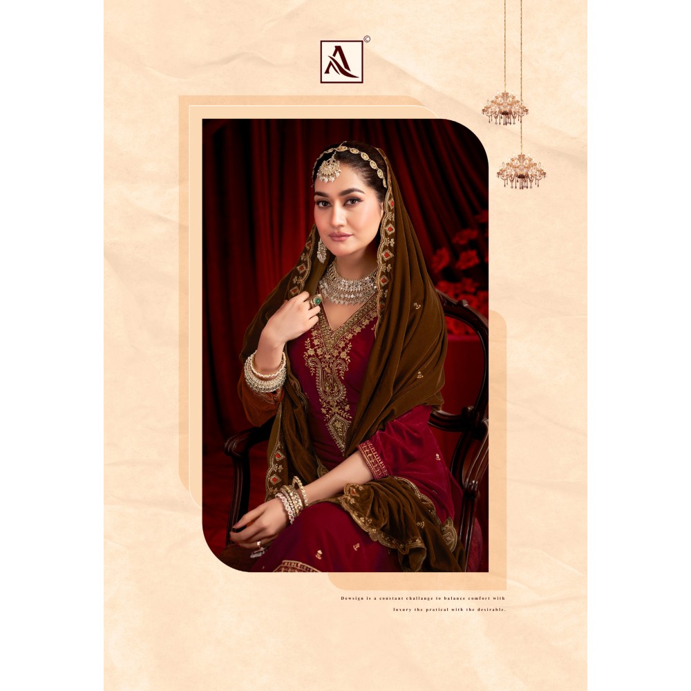 KAFIYAT VELVET ALOK SUITS (Winter Collection)