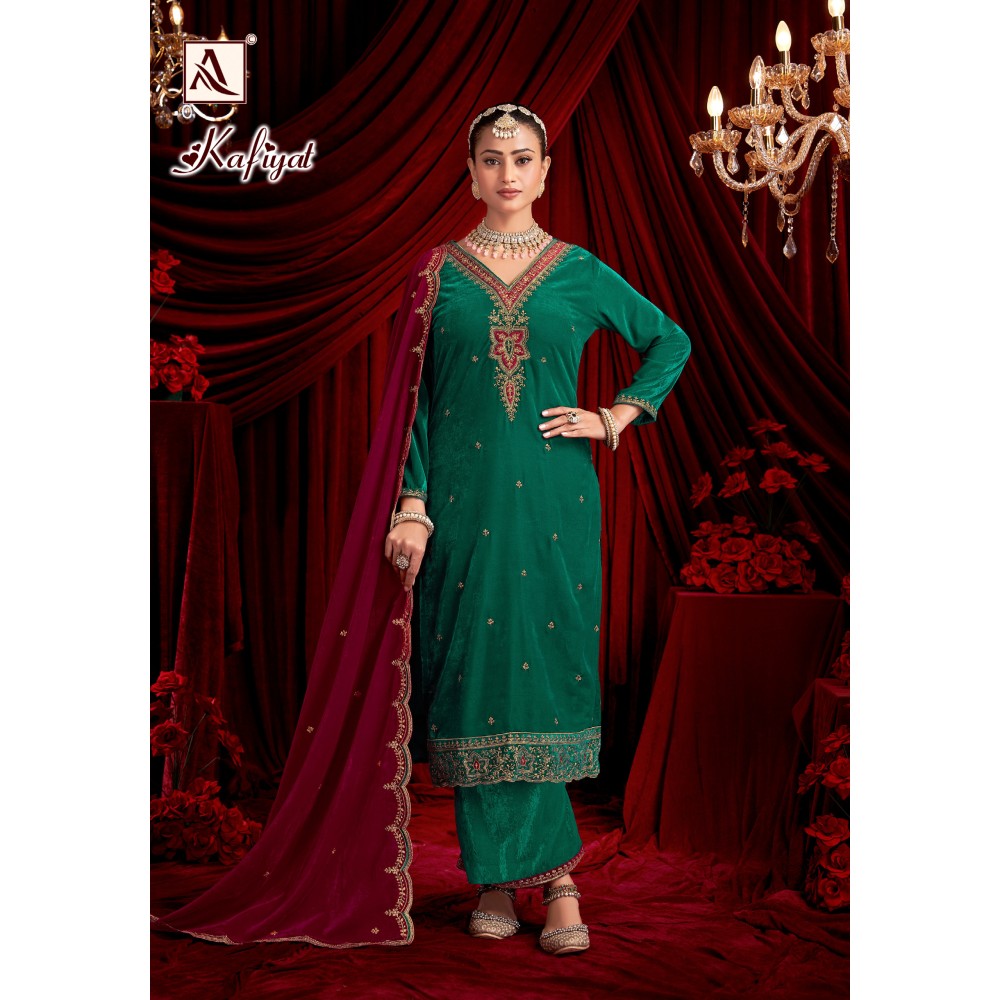 KAFIYAT VELVET ALOK SUITS (Winter Collection)
