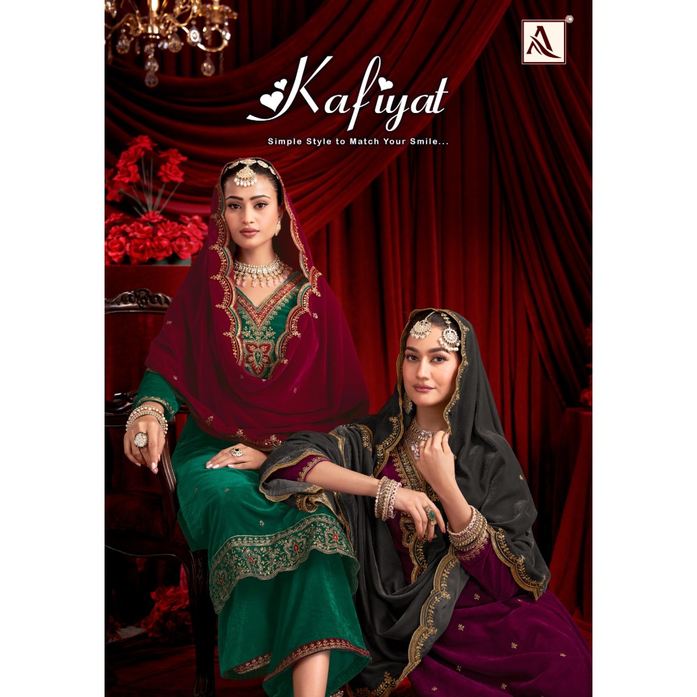 KAFIYAT VELVET ALOK SUITS (Winter Collection)