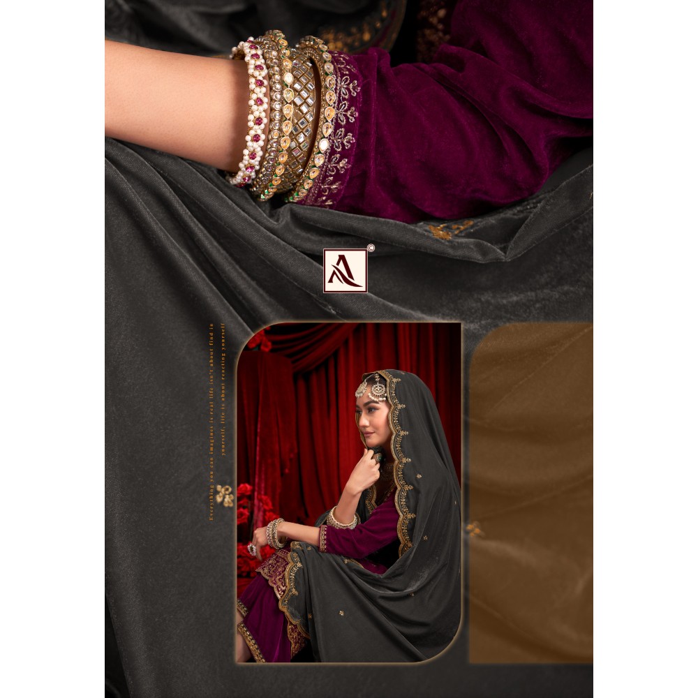 KAFIYAT VELVET ALOK SUITS (Winter Collection)