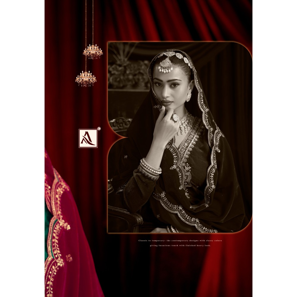 KAFIYAT VELVET ALOK SUITS (Winter Collection)