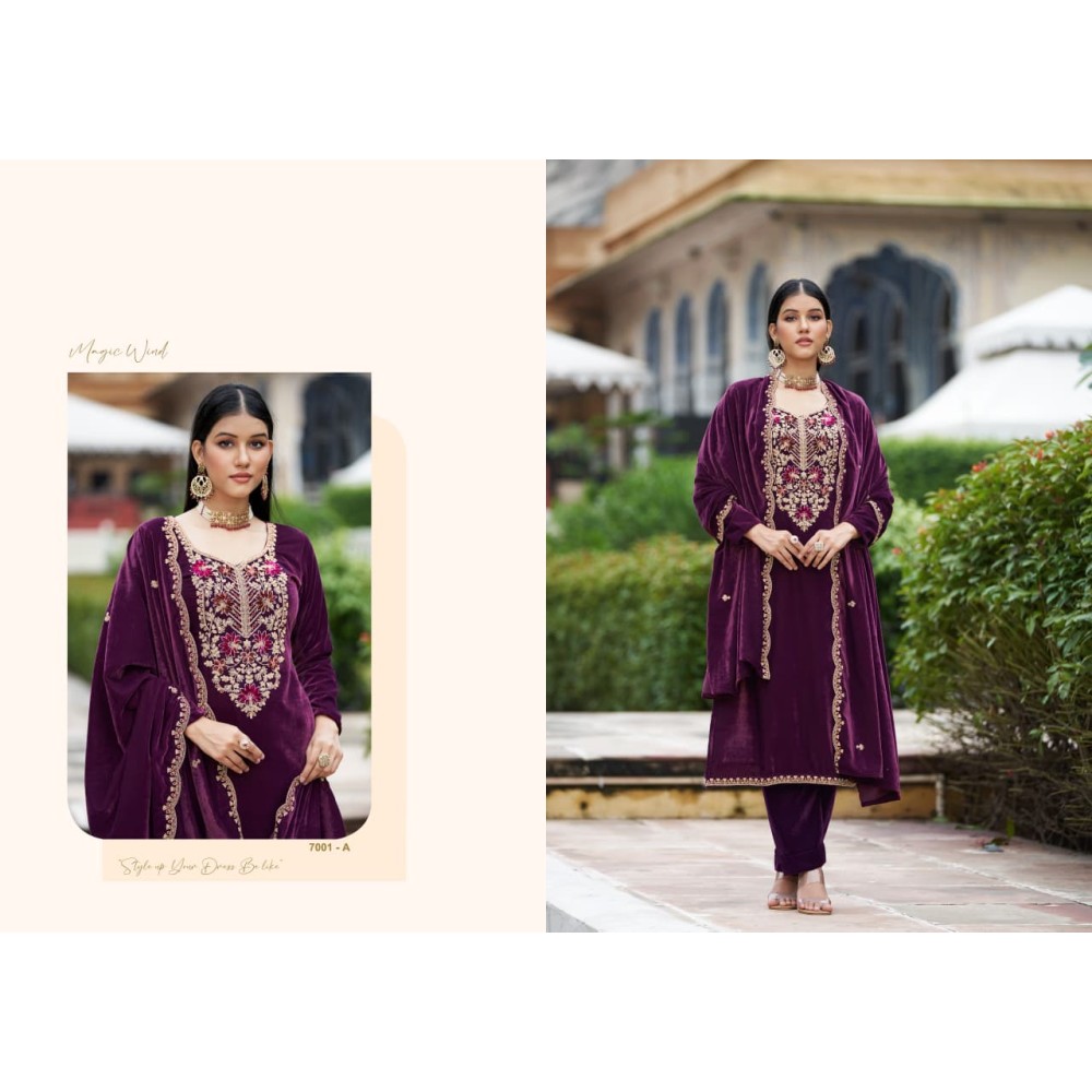 KAINAAT VELVET RK GOLD (Winter Collection)
