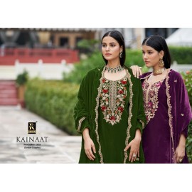 KAINAAT VELVET RK GOLD (Winter Collection)