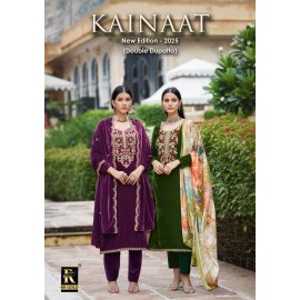 KAINAAT VELVET RK GOLD (Winter Collection)