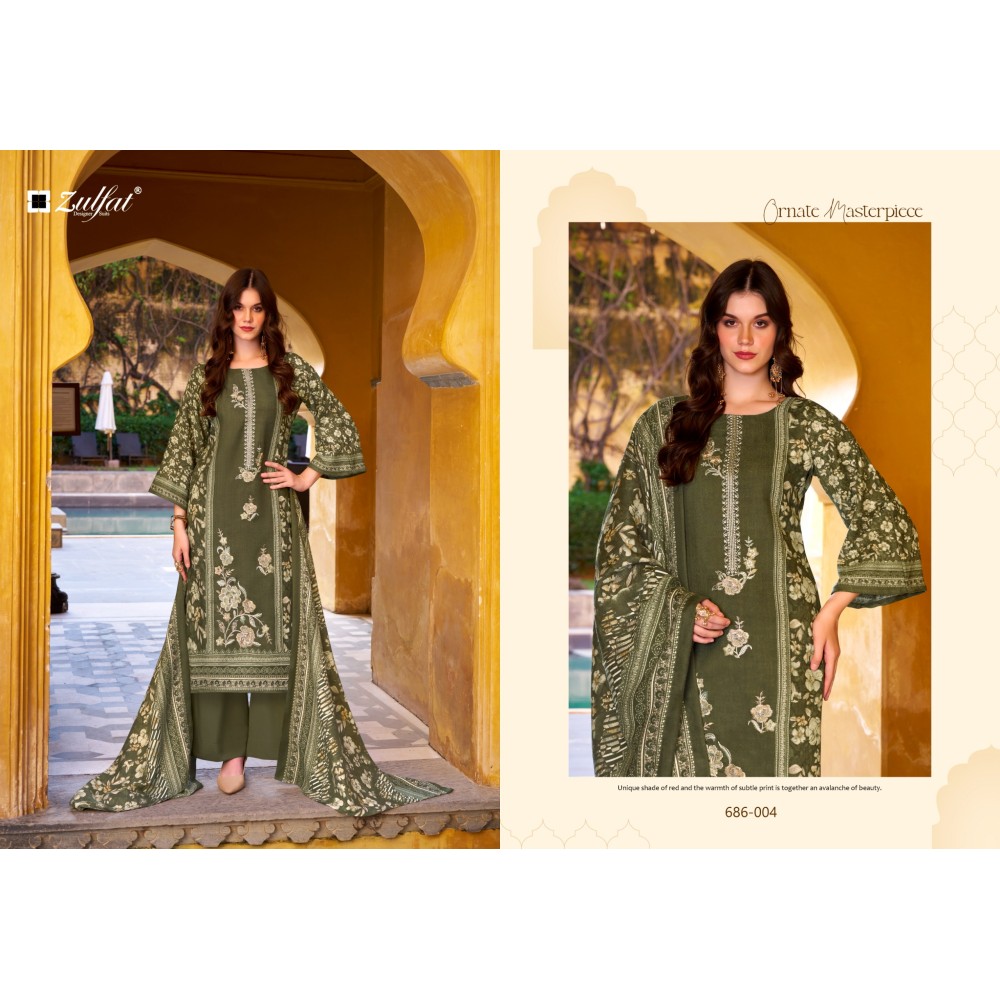 KALAMKAARI ZULFAT (winter Collection)