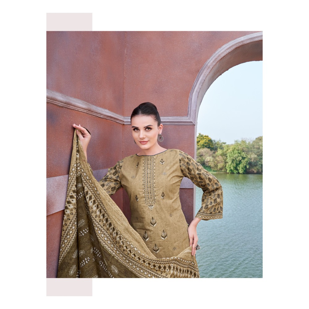 KAMEEZ ALOK SUITS (Cotton Dupatta)