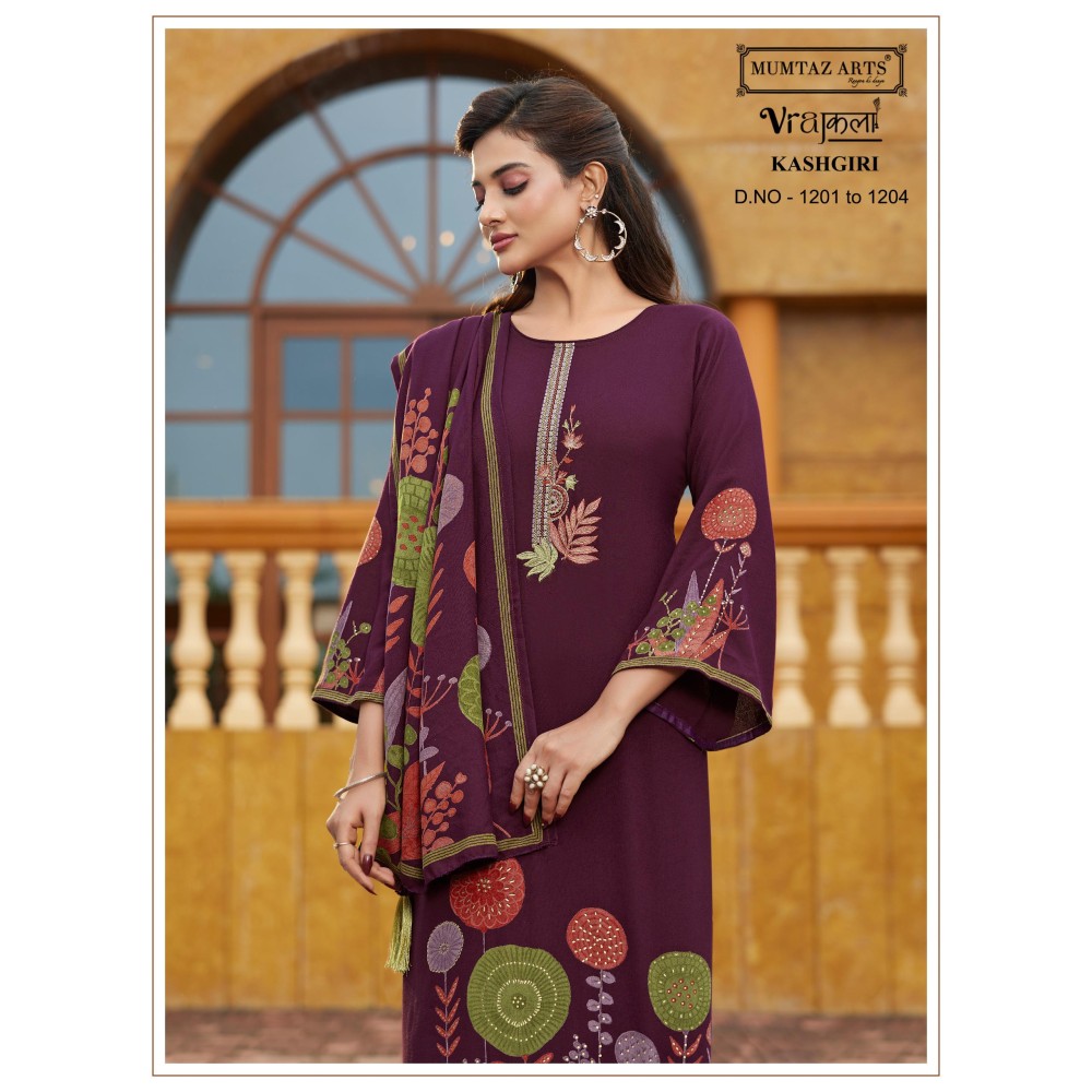 KASHGIRI 1201-04 MUMTAZ ARTS (winter Collection)
