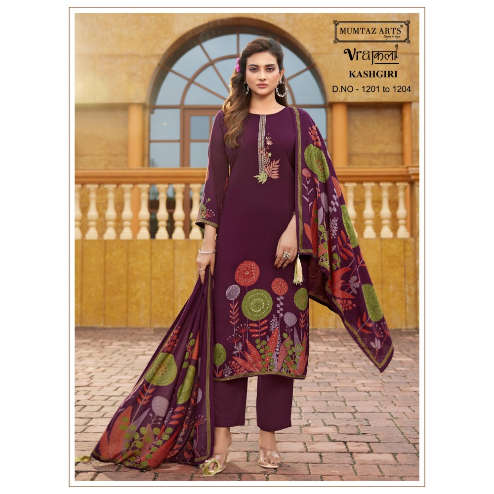 KASHGIRI 1201-04 MUMTAZ ARTS (winter Collection)