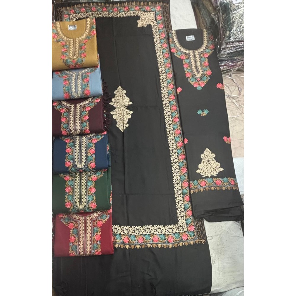 KASHMIRI EMBROIDERY PASHMINA 2 (winter Collection)