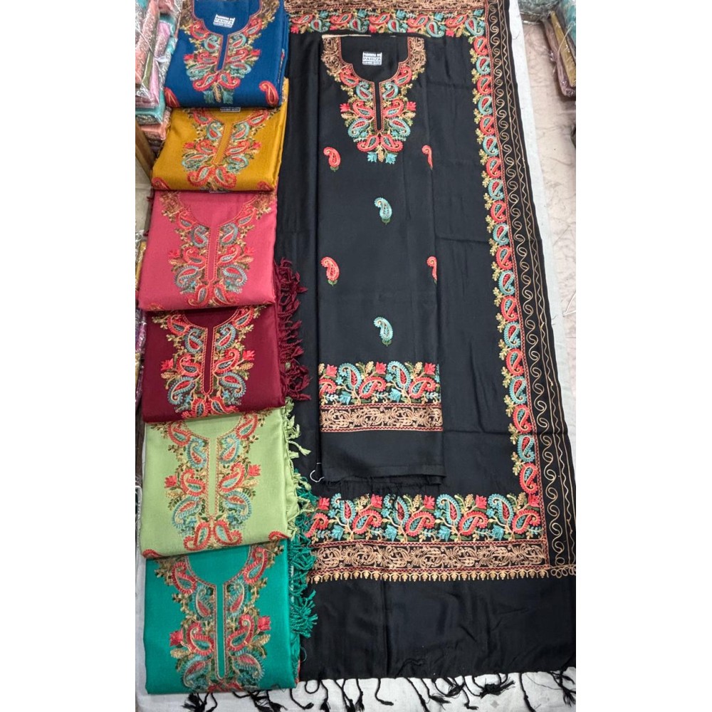 KASHMIRI EMBROIDERY PASHMINA (winter Collection)