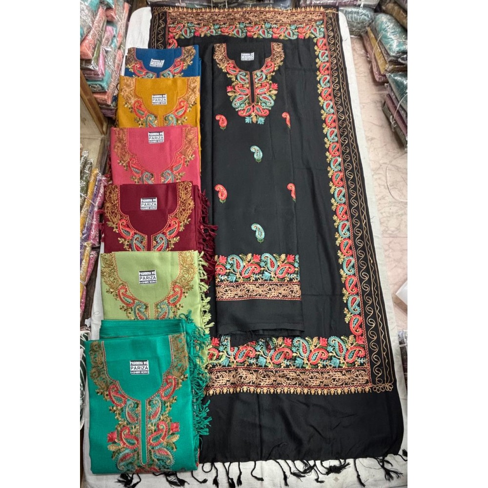 KASHMIRI EMBROIDERY PASHMINA (winter Collection)
