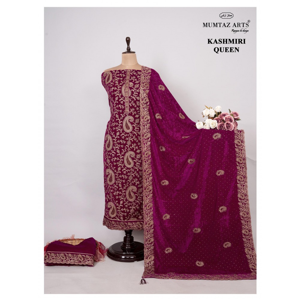 KASHMIRI QUEEN VELVET MUMTAZ  (Winter Collection)