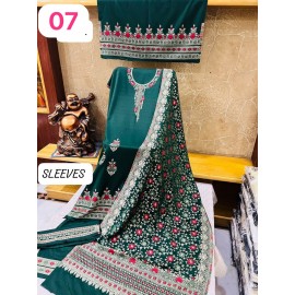 KASIDA ZARI DARK GREEN 07 (Winter Collection)