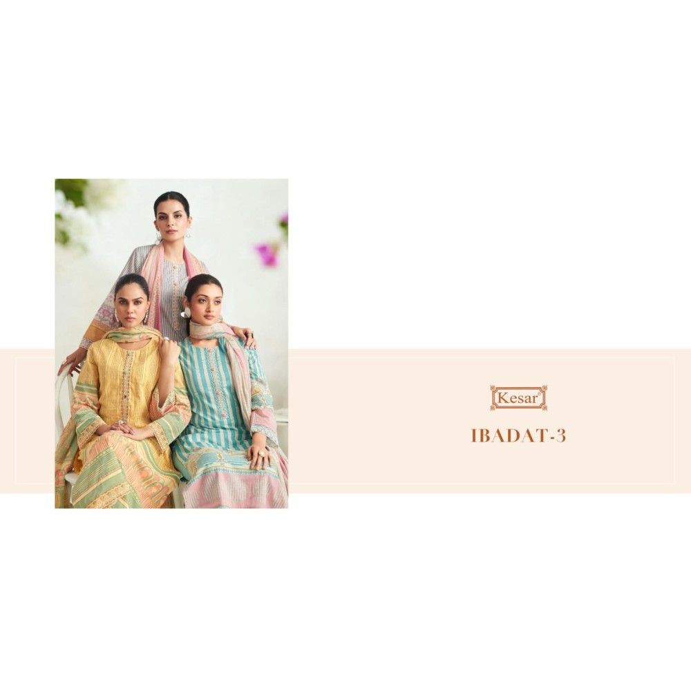 KESAR IBADAT 3 KARACHI (Cotton Dupatta)