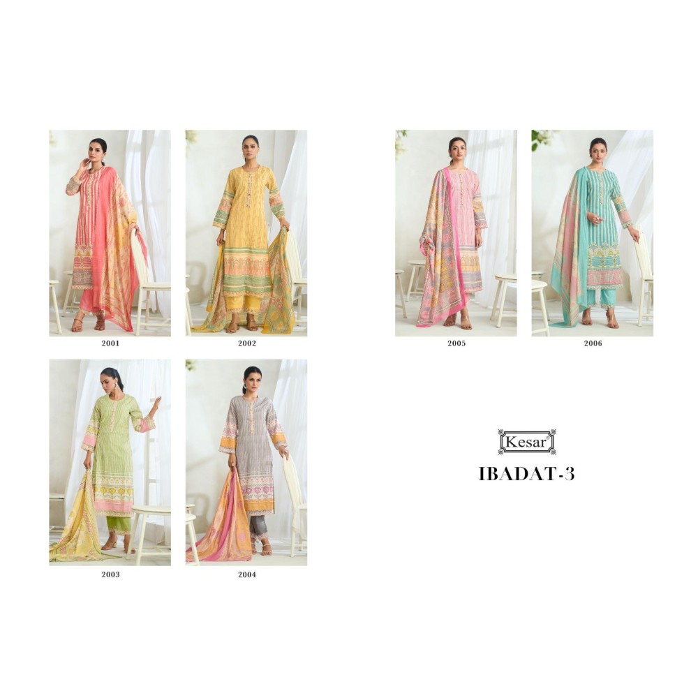 KESAR IBADAT 3 KARACHI (Cotton Dupatta)