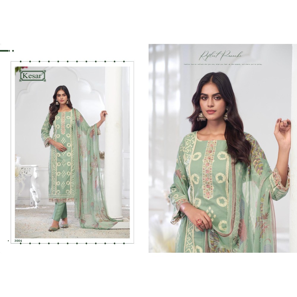 KESAR ROSE 5 (Pure Dupatta)
