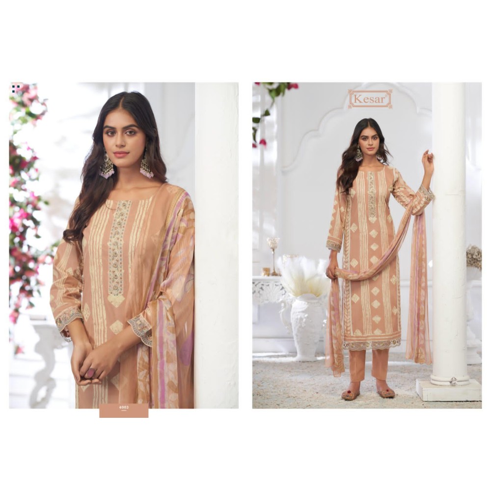 KESAR ROSE 6 (Pure Dupatta)