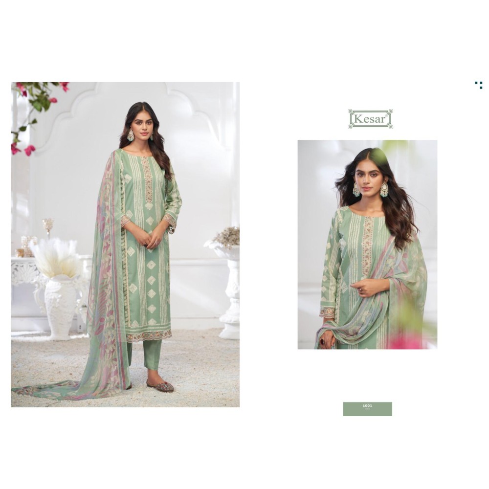 KESAR ROSE 6 (Pure Dupatta)