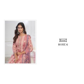 KESAR ROSE 6 (Pure Dupatta)
