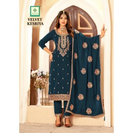 KESARIYA VELVET AADYA  (Winter Collection)