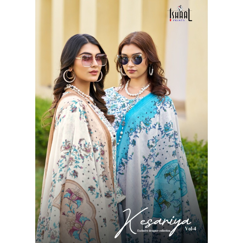 KESARIYA VOL 4 ISHAAL (Cotton Dupatta) 