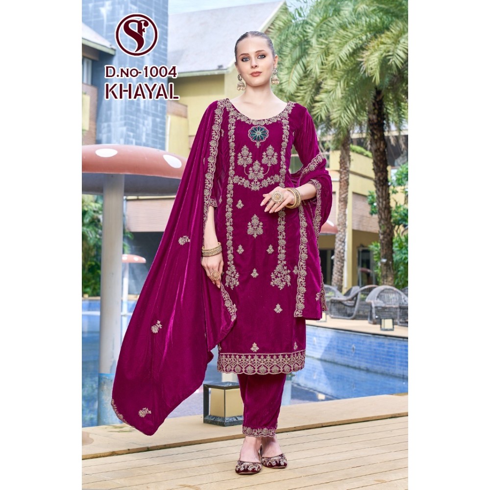 KHAYAL VELVET SWEETY  (Winter Collection)
