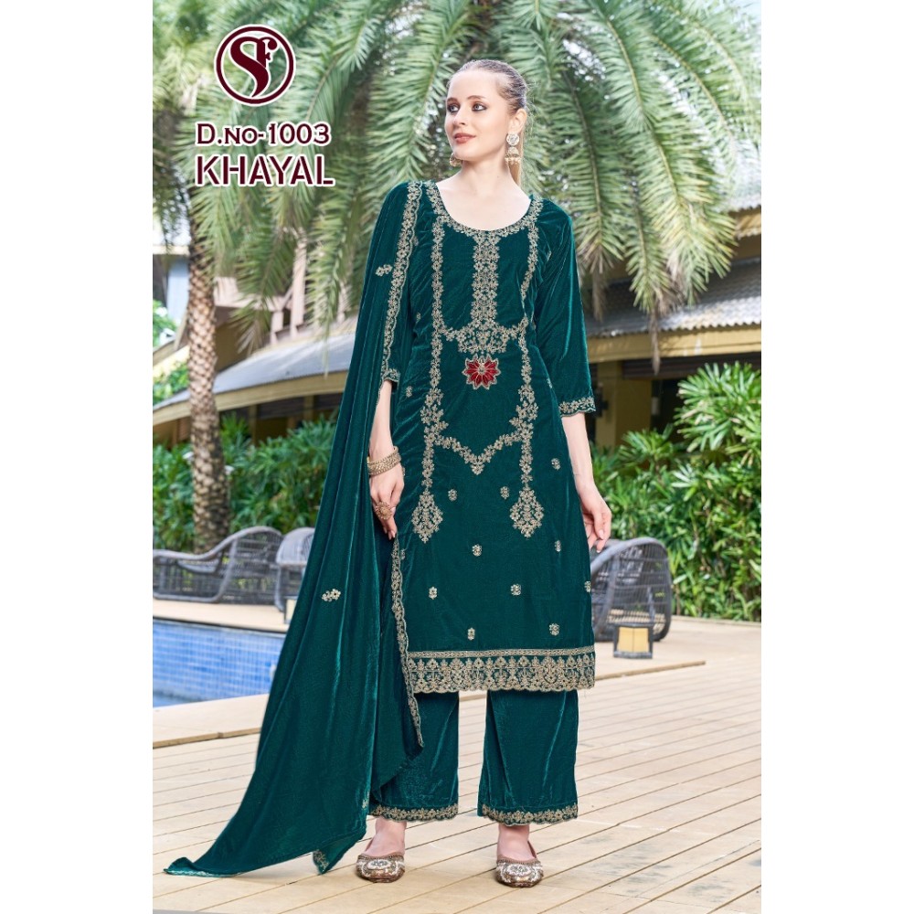 KHAYAL VELVET SWEETY  (Winter Collection)