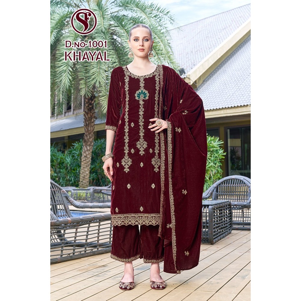 KHAYAL VELVET SWEETY  (Winter Collection)