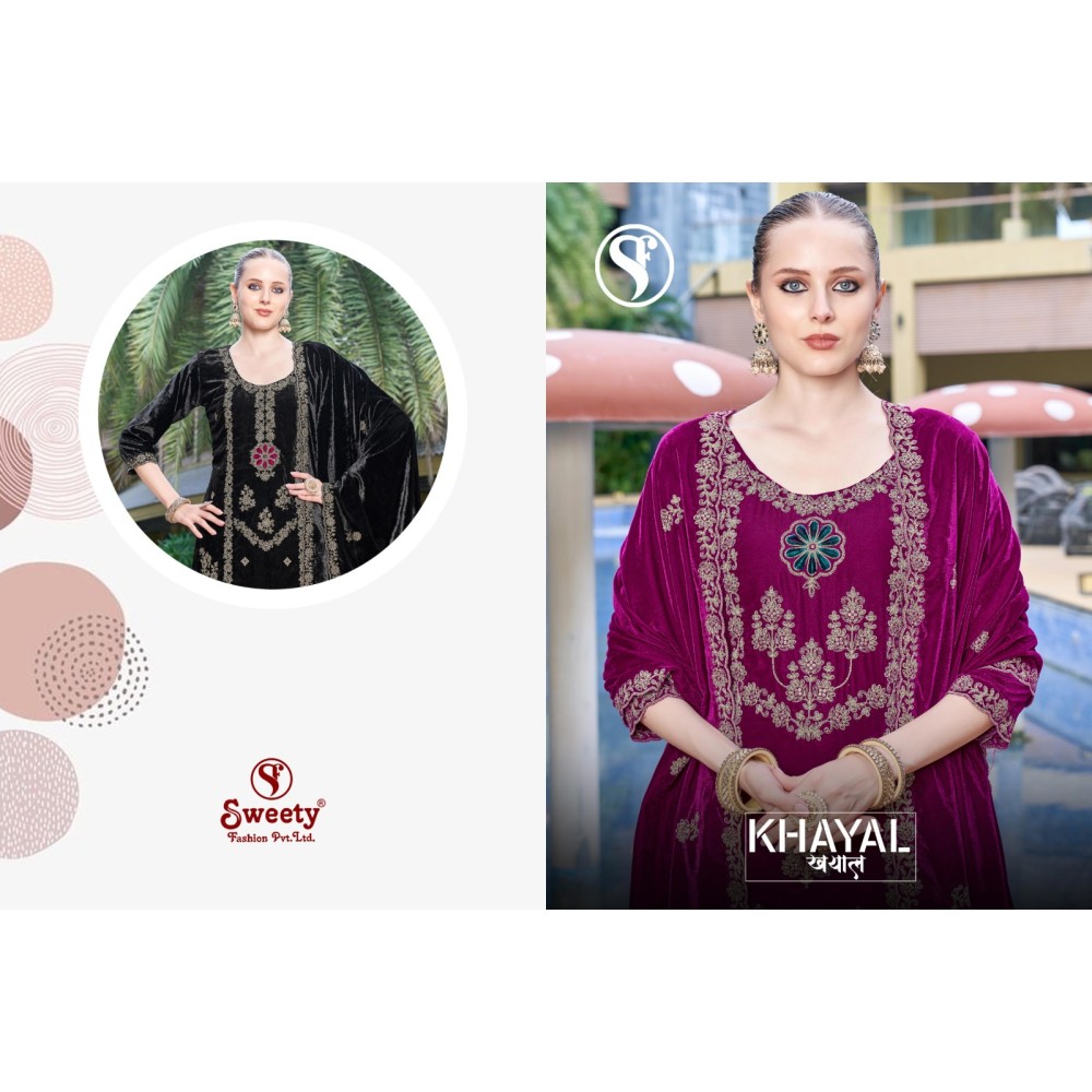 KHAYAL VELVET SWEETY  (Winter Collection)