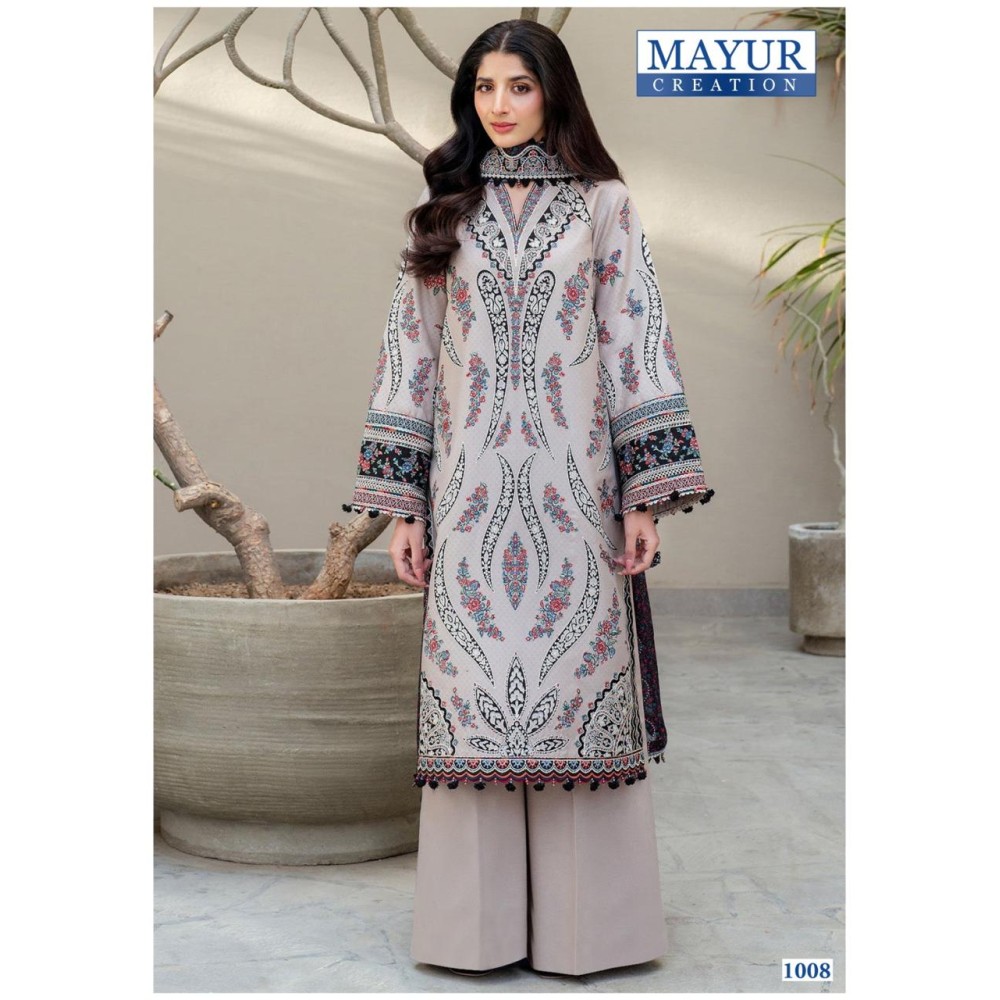 KHWAHISH MAYUR (Cotton Dupatta)
