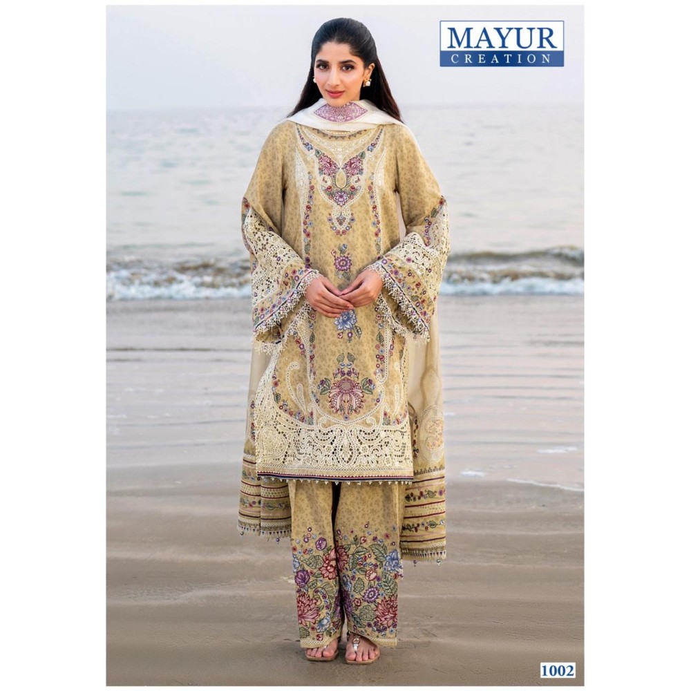KHWAHISH MAYUR (Cotton Dupatta)