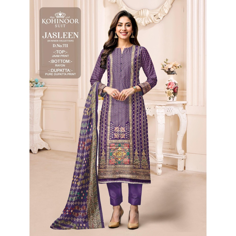 JASLEEN 711 KOHINOOR (Pure Dupatta)