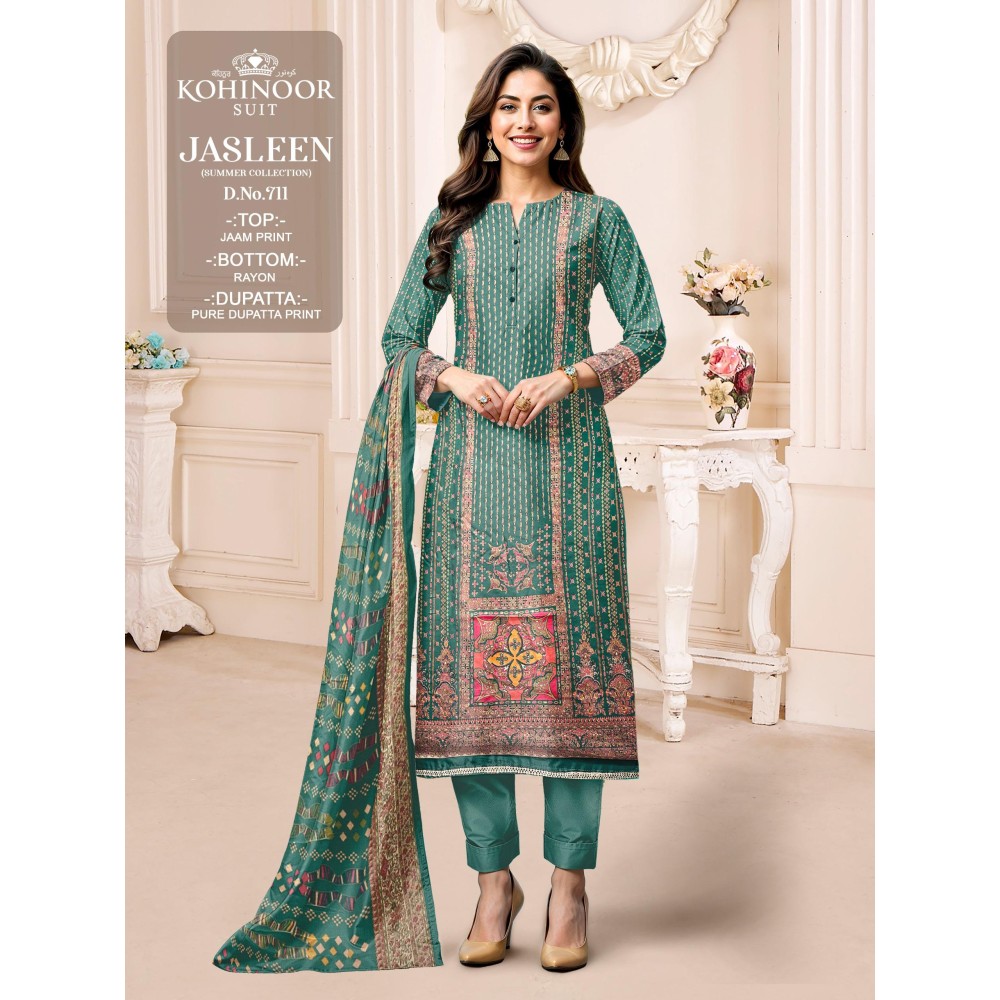 JASLEEN 711 KOHINOOR (Pure Dupatta)