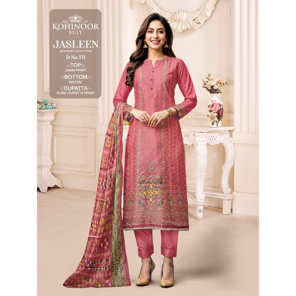 JASLEEN 711 KOHINOOR (Pure Dupatta)