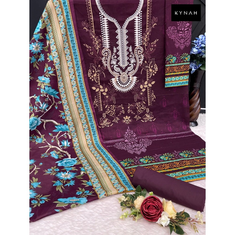 KYNAH 2158 (Cotton dupatta)